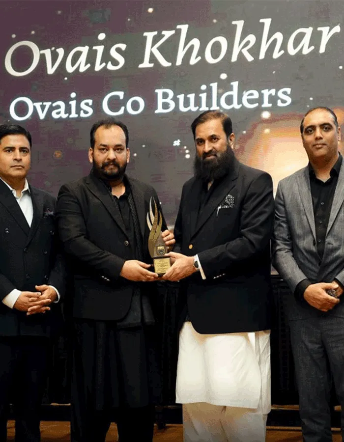 GOVERNOR PUNJAB ROLE MODEL AWARD FOR OVAISCO BUILDERS AND DEVELOPERS